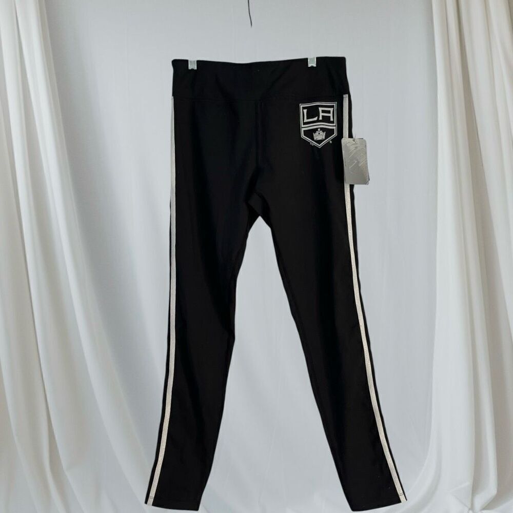 Brand New For Her by Carl Banks LA Kings Hockey Sweatpants Black Women's Large